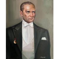 Atatürk Yağlı Boya Çalışma
