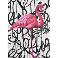 Flamingo Yağlı Boya Tablo