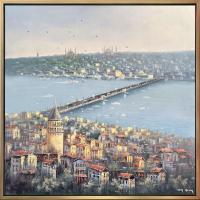 Istanbul Manzarası Yağlı Boya Tablo 2