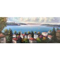Klasik İstanbul Manzarası Yağlı Boya Tablo 3